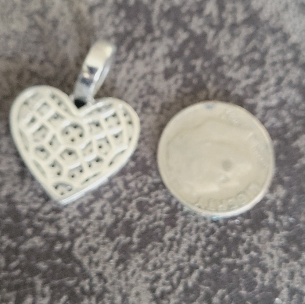Silver Heart Pendant 925 silver - Picture 6 of 6
